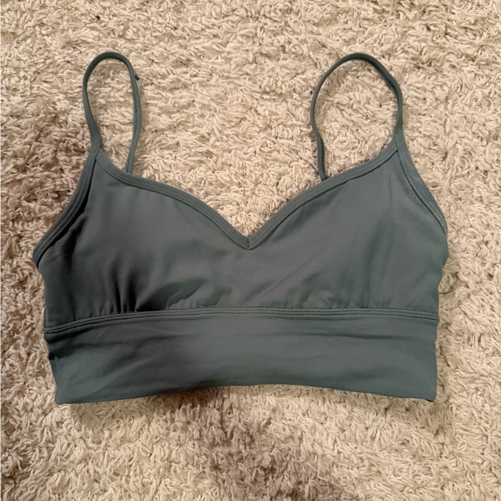 Lululemon Light-Green Sports Bra Size 8